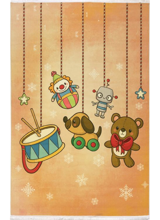 فرش ماشینی کودک طرح کارتونی کد 100276