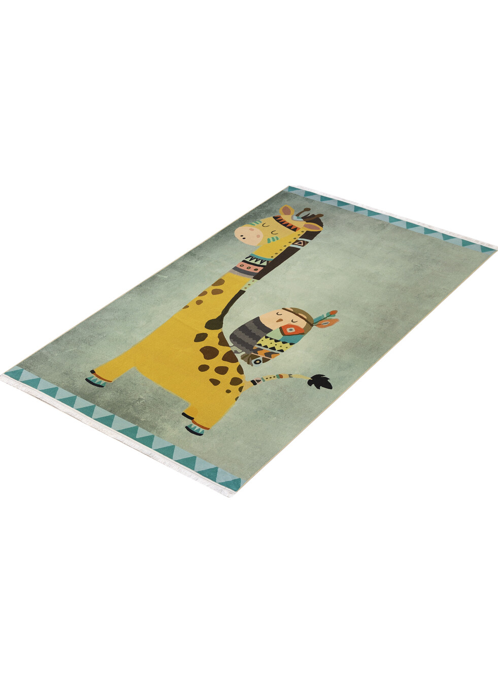 فرش ماشینی کودک طرح کارتونی کد 100282